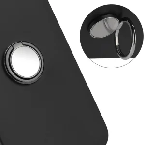 Silicone Case Silicone Ring for Motorola Moto E13, Black 4