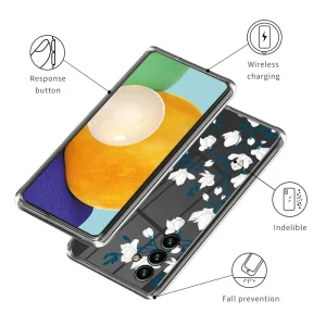 Silicone Case for Samsung Galaxy A55 5G, Magnolia 3