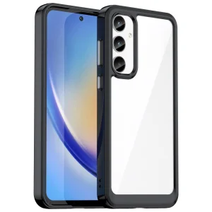 Удароустойчив калъф Acrylic за Samsung Galaxy A35 5G, Черен