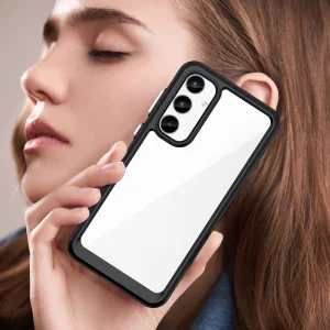 Удароустойчив калъф Acrylic за Samsung Galaxy A35 5G, Черен 4