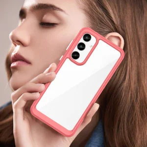 Удароустойчив калъф Acrylic за Samsung Galaxy A35 5G, Червен 4