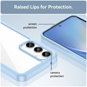 Shockproof Acrylic Case for Samsung Galaxy A35 5G, Blue 5