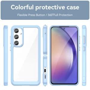 Shockproof case Acrylic for Samsung Galaxy A55 5G, Blue 5