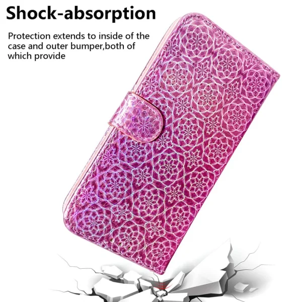 Калъф тефтер Dazzling Flower за Samsung Galaxy A35 5G, Розов 5