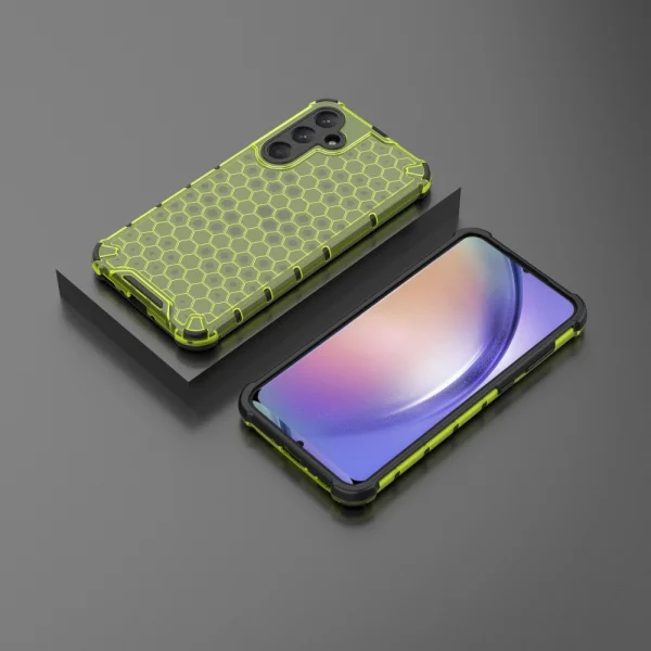 Удароустойчив калъф Shock Absorber за Samsung Galaxy A35 5G, Зелен 3