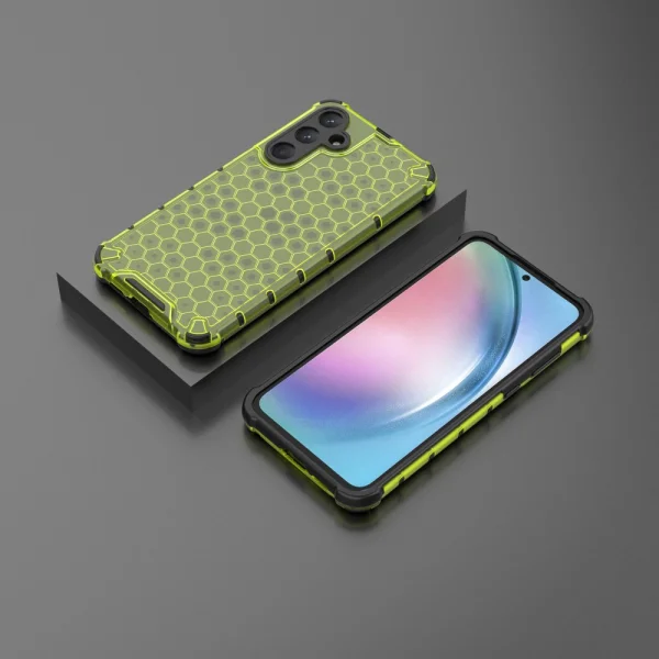 Удароустойчив калъф Shock Absorber за Samsung Galaxy A55 5G, Зелен 2