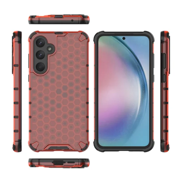 Shock Absorber impact-resistant case for Samsung Galaxy A55 5G, Red 4