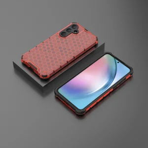 Shock Absorber impact-resistant case for Samsung Galaxy A55 5G, Red 3