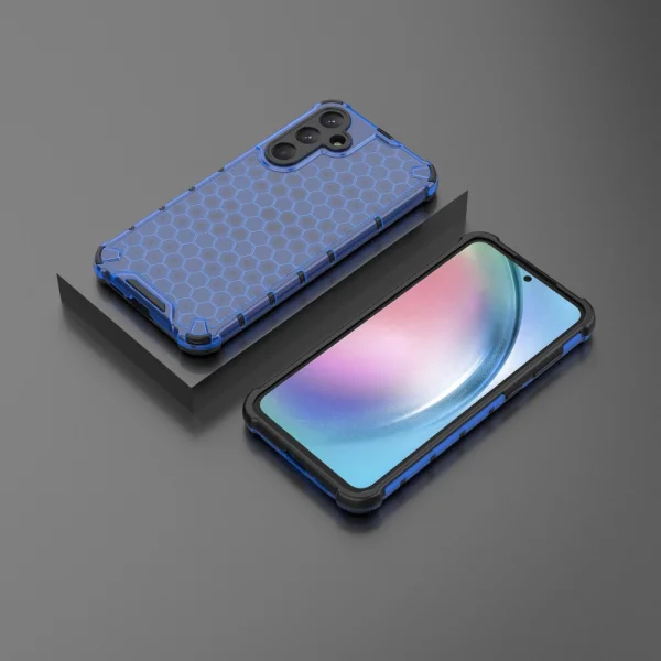 Удароустойчив калъф Shock Absorber за Samsung Galaxy A55 5G, Син 3