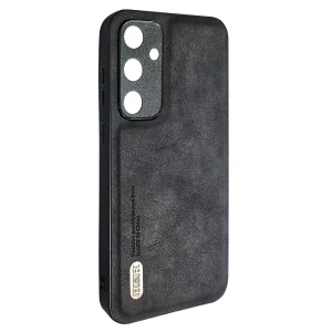 Удароустойчив калъф Retro Style Leather за Samsung Galaxy A35 5G, Черен 4