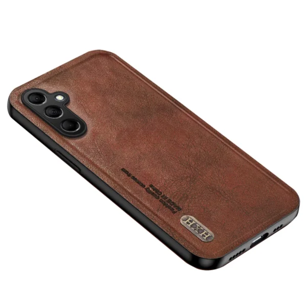 Удароустойчив калъф Retro Style Leather за Samsung Galaxy A35 5G, Кафяв 1