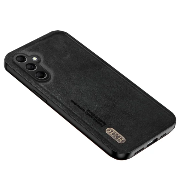 Shockproof case Retro Style Leather for Samsung Galaxy A55 5G, Black 1