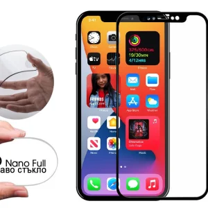 Удароустойчив Протектор 6D Nano Full за iPhone 12 / 12 Pro (6.1)