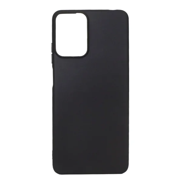Силиконов калъф Matte за Motorola Moto G24, G04, Черен 3
