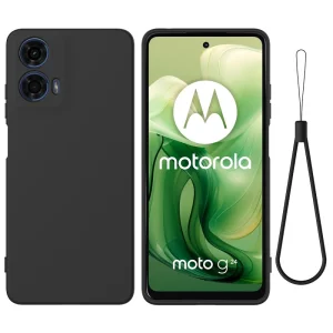 Силиконов калъф Anti-scratch за Motorola Moto G24, G04, Черен