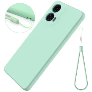 Anti-scratch Silicone Case for Motorola Moto G24, G04, Green 5