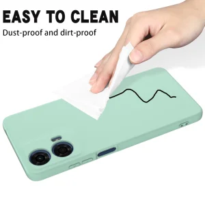 Anti-scratch Silicone Case for Motorola Moto G24, G04, Green 6