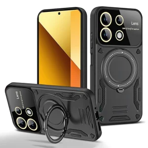 Удароустойчив калъф Compatible MagSF за Xiaomi Redmi Note 13 5G, Черен