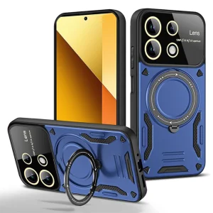 Удароустойчив калъф Compatible MagSF за Xiaomi Redmi Note 13 5G, Син