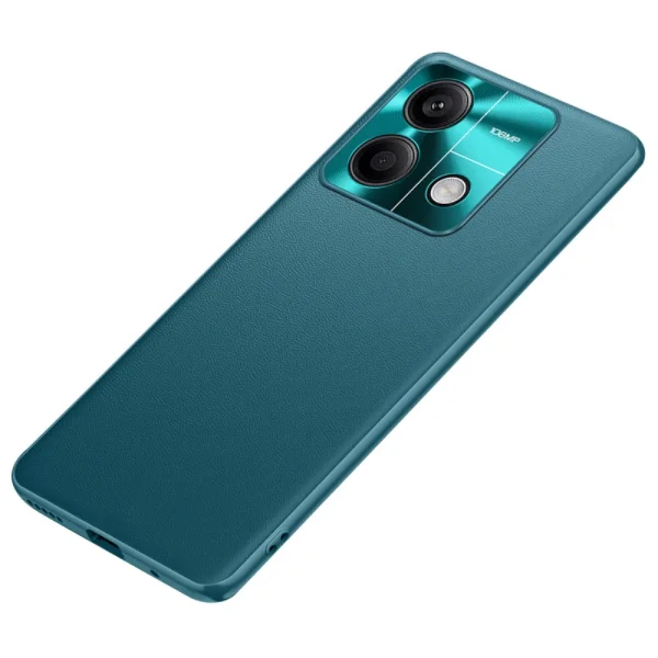 Shockproof case Leather Coated for Xiaomi Redmi Note 13 5G - Chinese version, Green 2