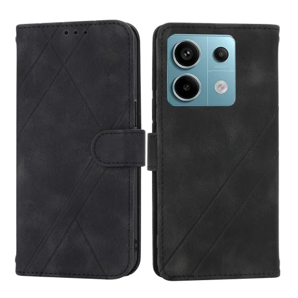 Wallet Case for Xiaomi Redmi Note 13 5G, Black 1