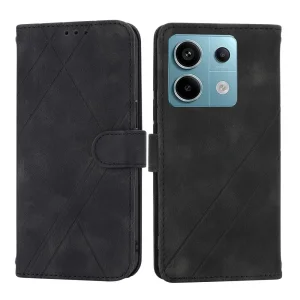 Калъф тефтер Wallet за Xiaomi Redmi Note 13 5G, Черен