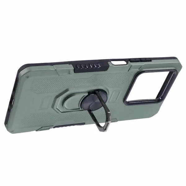 Shockproof Case Kickstand Ring for Xiaomi Redmi Note 13 5G, Green 4