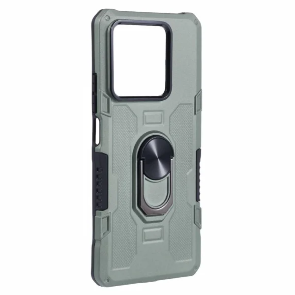 Shockproof Case Kickstand Ring for Xiaomi Redmi Note 13 5G, Green 3