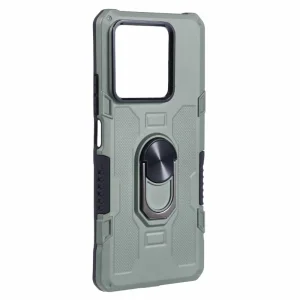 Shockproof Case Kickstand Ring for Xiaomi Redmi Note 13 5G, Green 3