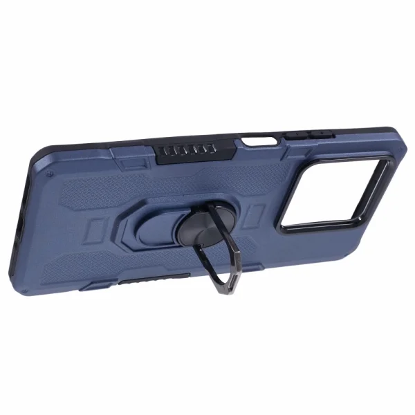 Shockproof Case Kickstand Ring for Xiaomi Redmi Note 13 5G, Blue 4