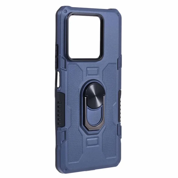 Shockproof Case Kickstand Ring for Xiaomi Redmi Note 13 5G, Blue 3