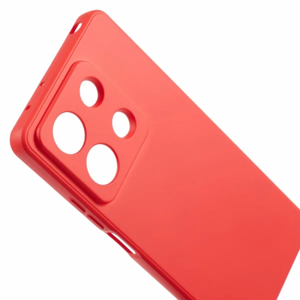 Silicone Lite silicone case for Xiaomi Redmi Note 13 5G, Red 5