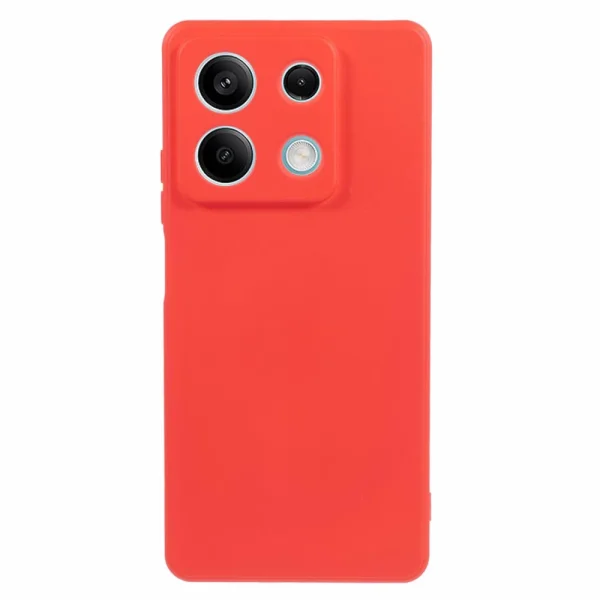 Silicone Lite silicone case for Xiaomi Redmi Note 13 5G, Red 1