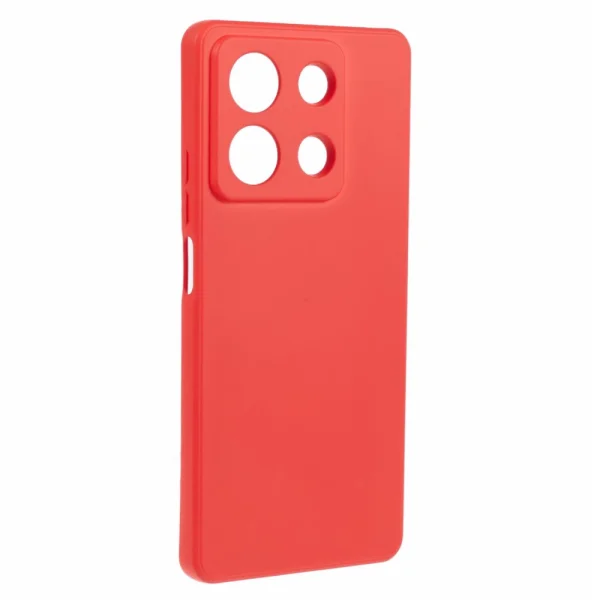 Silicone Lite silicone case for Xiaomi Redmi Note 13 5G, Red 3