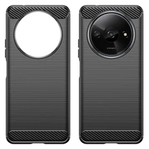 Silicone Case Carbon for Xiaomi Redmi A3, Black 3