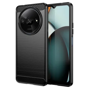 Силиконов Калъф Carbon за Xiaomi Redmi A3, Черен