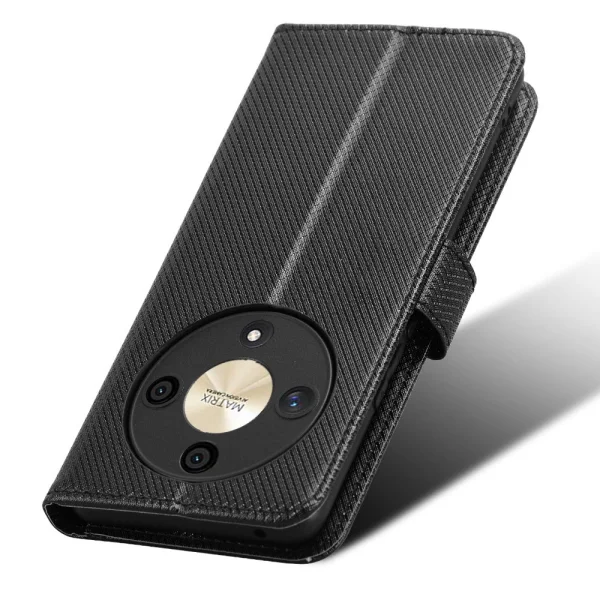 Калъф Тефтер Diamond за Huawei Magic6 Lite, Черен 4
