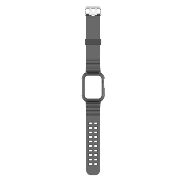 Silicone Strap Apple Watch Series 9 Series, 8, 7 41mm, Black 2
