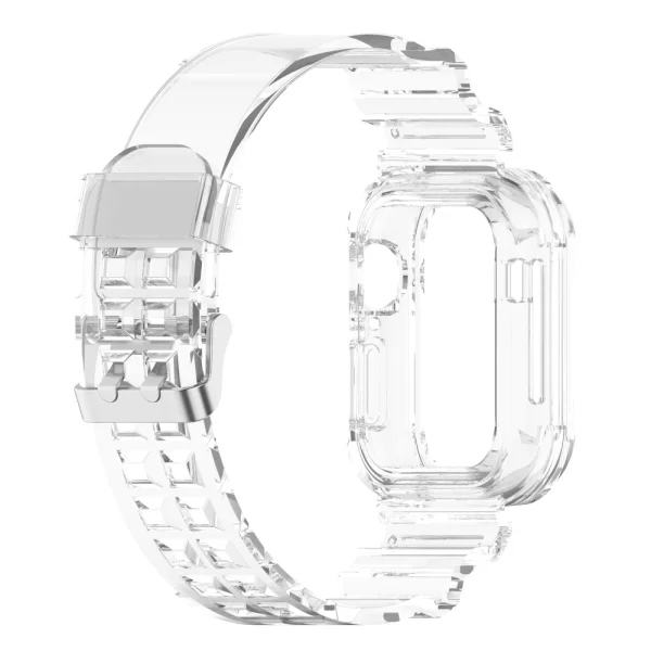 Silicone Strap Apple Watch Series 9 Series, 8, 7 41mm, Transparent 3