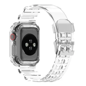 Silicone Strap Apple Watch Series 9 Series, 8, 7 41mm, Transparent 5