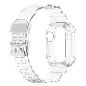 Silicone Strap Apple Watch Series 9 Series, 8, 7 41mm, Transparent 3