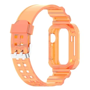 Silicone Strap Apple Watch Series 9 Series, 8, 7 41mm, Orange 4