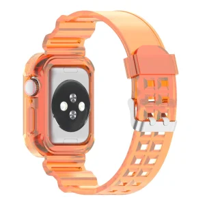 Silicone Strap Apple Watch Series 9 Series, 8, 7 41mm, Orange 3