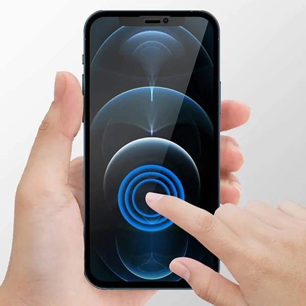 Стъклен Протектор 5D Full Glue за iPhone 12 Pro Max, Черен 3