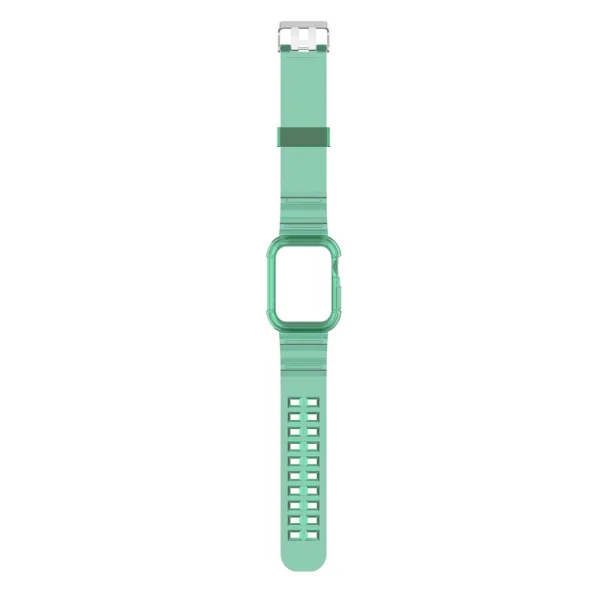 Силиконова каишка Apple Watch Series 9 Series, 8, 7 41mm, Зелен 5