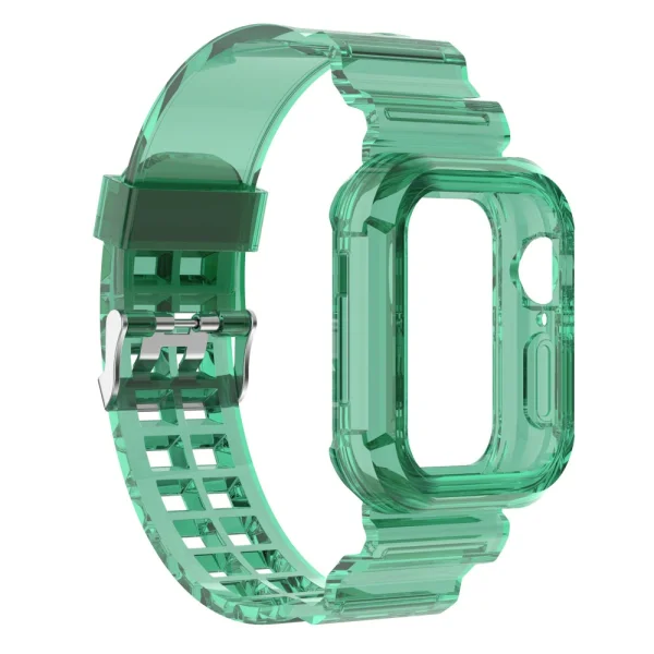 Силиконова каишка Apple Watch Series 9 Series, 8, 7 41mm, Зелен 1