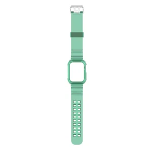 Силиконова каишка Apple Watch Series 9 Series, 8, 7 41mm, Зелен 5
