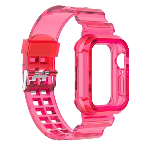 Silicone Strap Apple Watch Series 9 Series, 8, 7 41mm, Pink 1
