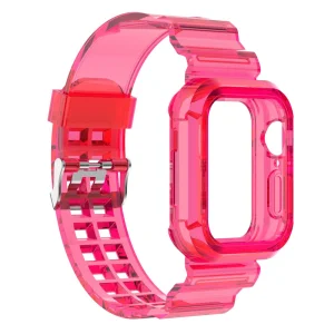 Силиконова каишка Apple Watch Series 9 Series, 8, 7 41mm, Розова