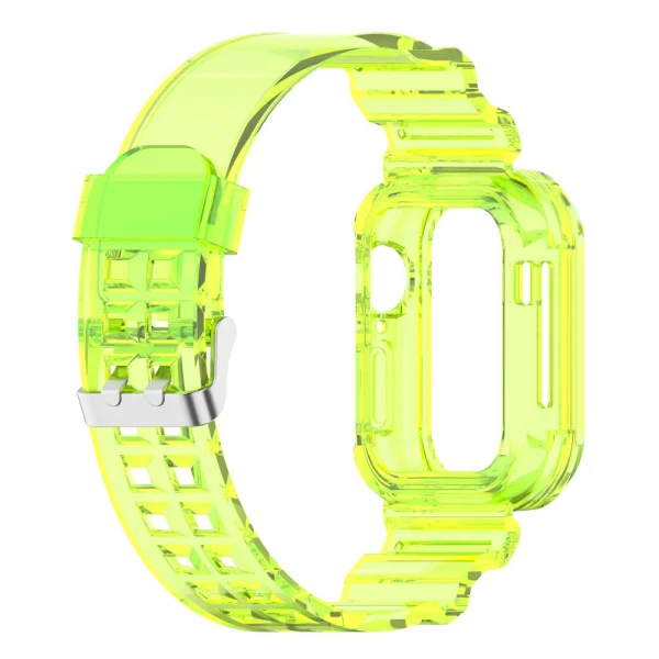 Silicone Strap Apple Watch Series 9 Series, 8, 7 41mm, Yellow 2